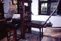 53-Anversa, casa di Christophe Plantin (stamperia,pressa funzionante),16 agosto 1989